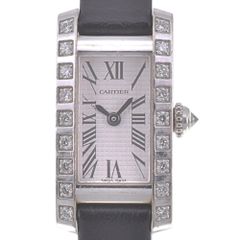 カルティエ CARTIER WJ2003W3 タンクアロンジェ ラグダイヤモンド ベゼル クォーツ レディース R#141553
