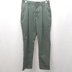 ◇ ⊂Φ ADAM ET ROPE アダムエロペ スリム テーパード クロップドパンツ サイズ表記なし カーキ メンズ E  【1503310014563】のサムネイル