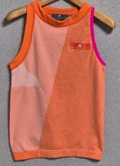 85 ) adidas(アディダス) X STELLA McCARTNEY(ステラ マッカートニー) オレンジ 機能性 ノースリーブ