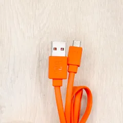 JBL ケーブル オレンジ 純正品 純正 ワイヤレスイヤホン ヘッドフォン ヘッドホン スピーカー EVEREST 710GA E55BT Quincy 等 充電ケーブル 充電器 チャージャー 給電 データ転送 0730-1356