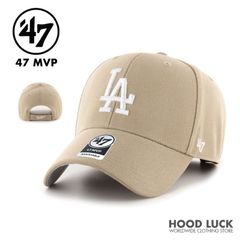 47 MVP キャップ LAカーキ×ホワイト ドジャース フォーティーセブン B系 ローライダー HIP HOP ストリート ファッション メンズ レディース ダンス 衣装