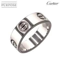 カルティエ Cartier ラブ #48 リング Pt プラチナ 指輪 Love Ring