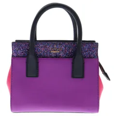 Kate Spade (ケイトスペード) Cameron Street Mini Candace 2WAY キャメロン ストリート ミニ キャンダス グリッターラメ ハンド ショルダーバッグ パープル/ピンク/ブラック レディース