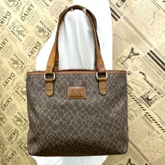 ニナリッチ ハンド トートバッグ 旅行 革 茶 FX105