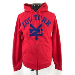 ZOO YORK【ズーヨーク】 パーカー 【メンズS/赤/裏起毛/red】/Tops/hoodie/jacket◆BJ005-e