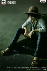 【中古】フィギュア モンキー・D・ルフィ(特別カラーver.) 「ワンピース」 CREATOR×CREATOR -MONKEY・D・LUFFY-