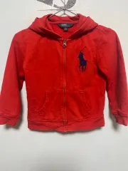 ポロ Ralph Lauren(ラルフローレン) キッズ フード付き ジップアップパーカー