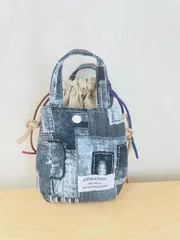 スマホショルダー 、巾着ポーチ 軽量 お出かけ ミニバッグ プレゼント ギフトにおすすめ