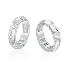 【大人気！再入荷しました♪】フープイヤリング ノンホールピアス ブラック 両耳/片耳 幅15mm イヤーカフ 黒 シルバー925 ローマ数字 フェイクピアス シンプル メンズ 金属アレルギー対応 イヤリング 人気 KRKC&CO