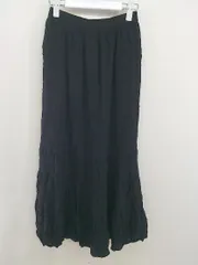 ◇ SENSE OF PLACE by URBAN RESEARCH ロング フレア スカート サイズONE ブラック レディース  【中古】 【1206270005069】