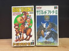 [ダービースタリオンⅡ][サラブレッドブリーダーⅡ] スーファミ SFC ソフト mEE061 ● ★