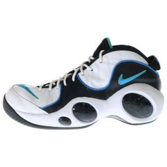 NIKE (ナイキ) AIR ZOOM FLIGHT 95 WHITE PHOTO BLUE エアズーム フライト95 ホワイト フォトブルー ハイカットスニーカー ホワイト/ブルー/ブラック US9.5cm/27.5cm DM0524-100