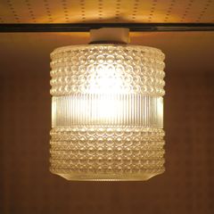 ヴィンテージ レトロ　ナショナル　ペンダントライト ガラス製　シーリングライト 沼津店】クラシカル ガラス ペンダント ライト ランプ 照明