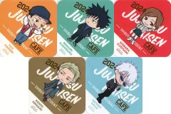 【中古】コースター 全5種セット オリジナル紙コースター 「呪術廻戦カフェ2024 渋谷事変」 ドリンクメニュー注文特典