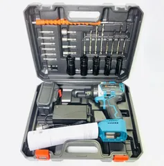 電動 インパクトレンチ タイヤ交換 30点セ ット1台多役 21V 電動ドリルドライバー 充電式ブラシレスモーターを搭載 電動工具セット新品のサムネイル
