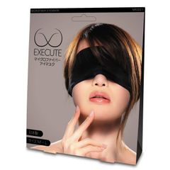 EXECUTE セクシー ランジェリー アイマスク セクシー 目隠し マイクロファイバー 黒 セクシー ランジェリー コスチューム 日本製 M L サイズ エグゼキュート MK001