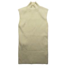 スナイデル SNIDEL ハイネック ノースリーブ ニット セーター トップス ベージュ F レディース  