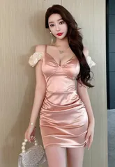 ピンク ボディコンドレス Mサイズ Amazon.co.jp: Haoyuce.女性の夏の深いVネックセクシー ネオン