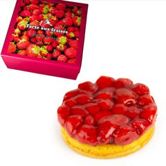 魔法洋菓子店ソルシエ 苺 のコンポート タルト ケーキ 4号 直径12cm 1人～3人分【単品（飾り無し）】  誕生日ケーキ クリスマスケーキ スイーツ ホールケーキ 苺 お祝い 苺ケーキ