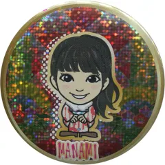 【中古】バッジ・ピンズ(女性) 重留真波(Flower) プチキャラ缶バッジ 2019正月ver. EXILE TRIBE STATION オンラインカプセル