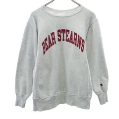 チャンピオン 90s リバースウィーブ 刺繍タグ オールド メキシコ製 長袖 スウェット トレーナー M グレー Champion 裏起毛 メンズ