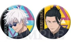 【新品】バッジ・ビンズ 五条悟＆夏油傑 おおきなきらきら缶バッジ2個セット 「呪術廻戦 懐玉・玉折」