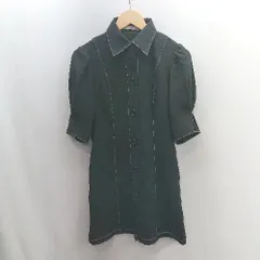 ◇ ⊂ SLY スライ 半袖 ミニ丈 ワンピース サイズ1 ブラック系 レディース E  【1502060000970】