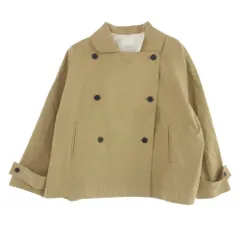 ⭐️MAGALI マガリ コットンサージ ショートコート ブラック ⭐️MAGALI マガリ コットンサージ ショートコート ブラック