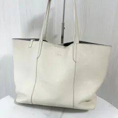 フルラ FURLA トートバッグ 白 オフホワイト ゴールド金具