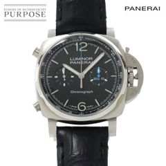 パネライ PANERAI ルミノール クロノ PAM01109 メンズ 腕時計 デイト ブラック オートマ 自動巻き ウォッチ Luminor 90241894