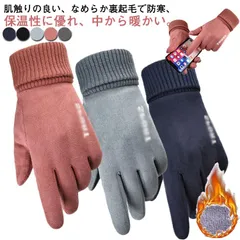 手袋 メンズ スエード 冬 グローブ 裏起毛 防寒 自転車 バイク リブ レディース あったか手袋 5本指 スマホ タッチパネル対応 おしゃれ 男女兼用 運転 プレゼント ギフト 寒さ対策 滑り止め #xsp1307