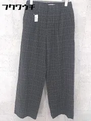◇ BEAUTY&YOUTH UNITED ARROWS チェック パンツ サイズS ブラック ベージュ レディース  【1002800357093】