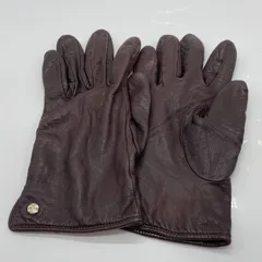 KO3350□GIVENCHY ジバンシィ レザー 手袋 グローブ ブラウンのサムネイル