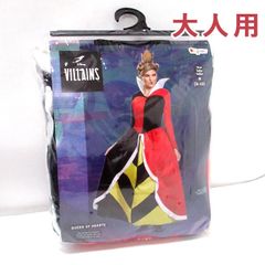 【新品 未使用】コスプレ 全身 ディズニー DISNEY ハートの女王 ヴィランズ デラックス コスチューム 大人女性用 67480B Disguise(ディスガイズ) 仮装 ハロウィン