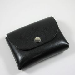 ☆ BLACK ☆ R.C.L シームレス ミニウォレット ミニウォレット 本革 ミニ財布 ミニサイフ 財布 コンパクト カードケース カード入れ 小銭入れ コインケース 牛革財布 メンズ レディース 革 レザー 手のひら サイズ おしゃれ シンプル