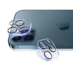 【在庫セール】【日本製素材旭硝子製】 用 (2枚) アイフォン12プロマックス レンズフィルム 保護カバー 強化カメラ保護フィルム カメラフィルム 黒縁取り iPhone12ProMax 露出オーバー防止 全面吸着 対応 高透過率、硬度9H、3D 【2枚セット