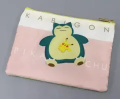 【中古】雑貨 カビゴン＆ピカチュウ＆ピチュー＆ポッチャマ ティッシュポーチ ポーチコレクション 「ポケットモンスター ブリリアントダイヤモンド・シャイニングパール 発売記念くじ」 F賞