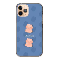 かんたんスマホ2 A001KC  ケース カバー 簡単スマホ2 スマホケース ハードケース 子ブタ ぶた ミニブタ ブタ 豚 韓国 かわいい ゆるい イラスト ピンク ブルー カラー04