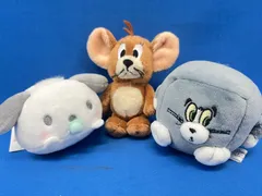 ・美品☆トム&ジェリー ポチャッコ もちもちころころ かわいい ぬいぐるみ セット　【A10/0823-7】