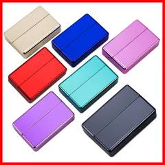 ク ー ポ ン 有☆彡電気鍍金おしゃれケース タバコ専用カバー タバコ入れ20本入れ シガレットケース ヒートスティックケース 加熱式たばこ弾箱 かわいい IQOSに適用するタバコケース 衝突防止 変形しづらく GUANSTDタバコケース 防水防汗（ブラック）