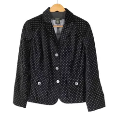エディーバウアー Eddie Bauer 3Bベルベットテーラードジャケット ベロア レディース UK：6 のサムネイル