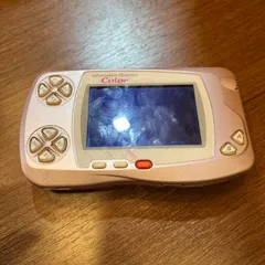 ワンダースワンカラー　クリスタルオレンジ　バックライトips換装カスタム ワンダースワンカラーのバックライト液晶で見辛い液晶から開放