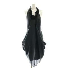 ヘルムートラング HELMUT LANG デザイン カットソー ジップアップ ホルターネック 2 黒 ブラック /CX ■OSのサムネイル