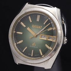 ジャンク ORIGIN オリジン自動巻 9面カットガラス 部品パーツ取り 