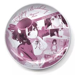 [중고]접시·찻잔(캐릭터) 가토 메구미 생일 플레이트 [그렇지 않은 그녀의 기르는 방법]