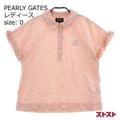 PEARLY GATES パーリーゲイツ コットン100 ジップアップシャツ - メルカリ