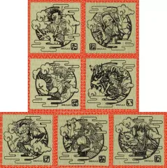 【中古】コースター 全7種セット 「鬼滅の刃 アニメ伍周年記念祭～後夜祭～ in ufotable Cafe×マチ★アソビCAFE×ufotable DINING 辰年ランダム畳コースター第一弾」 WEBSHOP限定