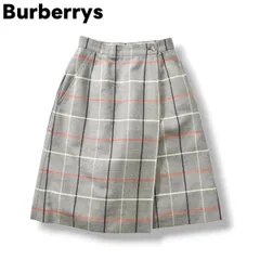 BURBERRY LONDON バーバリー　キュロットスカート　チェック　未使用 Burberry キュロット◎ノバチェック バーバリーホース プリーツ