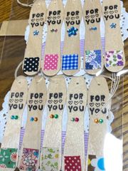 木製メッセージタグ＊FOR  YOU10本セット‼︎
