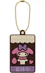 【中古】食玩 キーホルダー 3.マイメロディ 「サンリオキャラクターズ キャラパキ ラバマスつきVer.」
